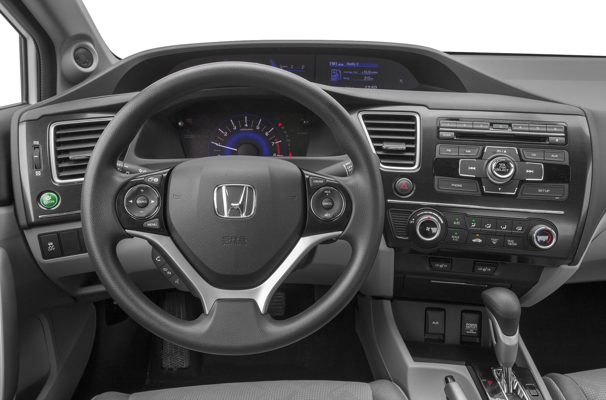 Honda Civic Coupe 2014 Black Interior
